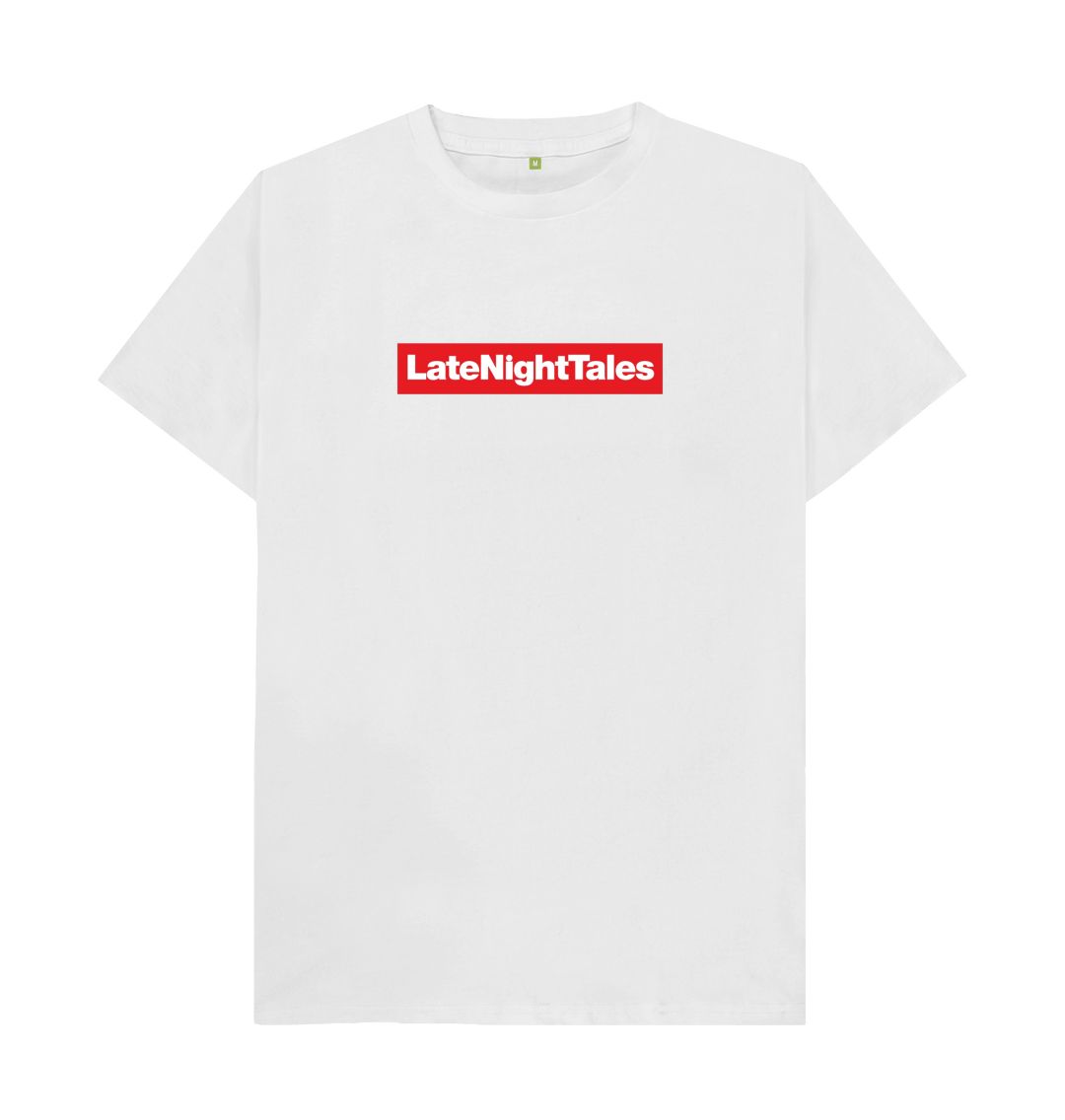 White Late Night Tales Logo T-Shirt